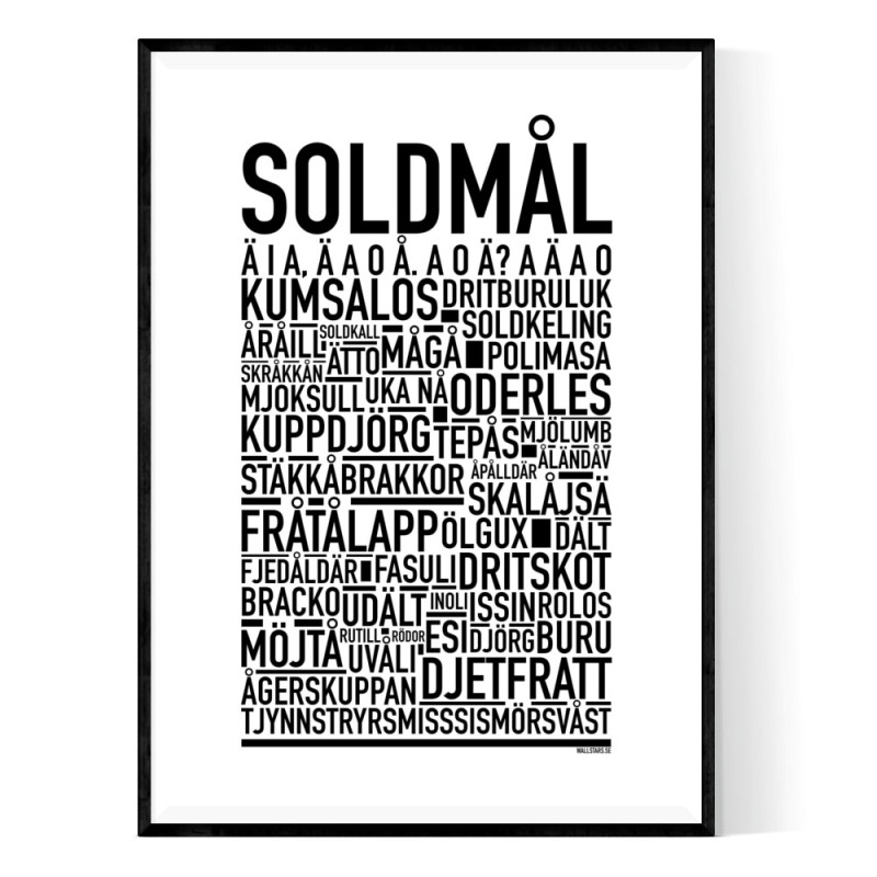 Soldmål Poster