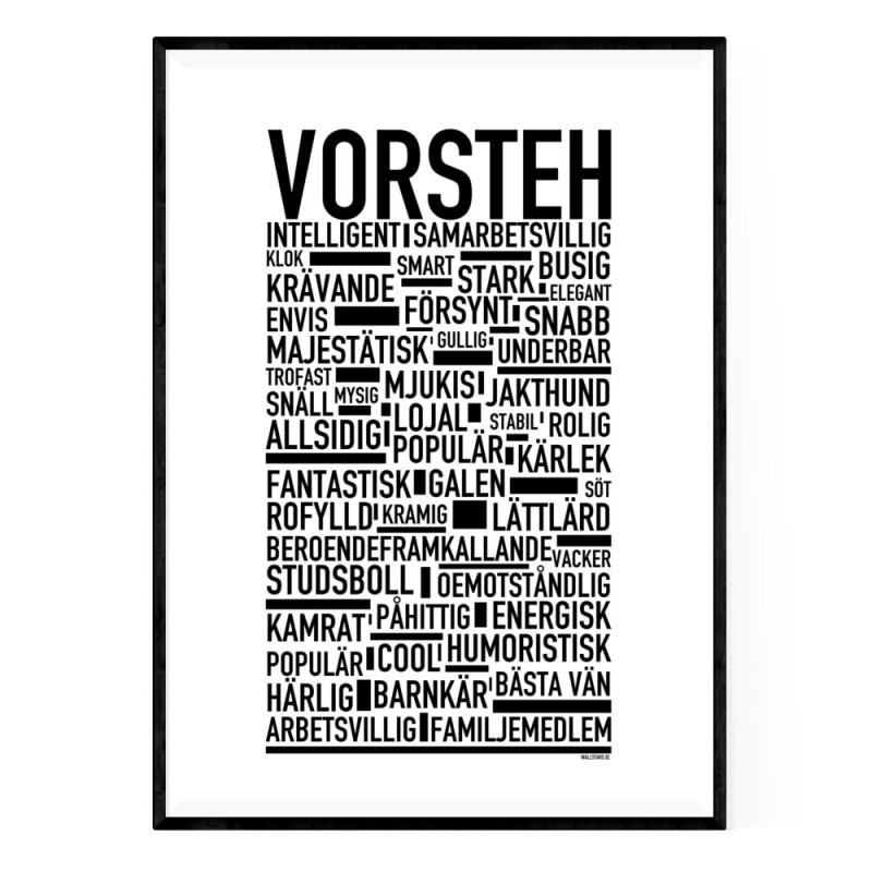 Vorsteh Poster