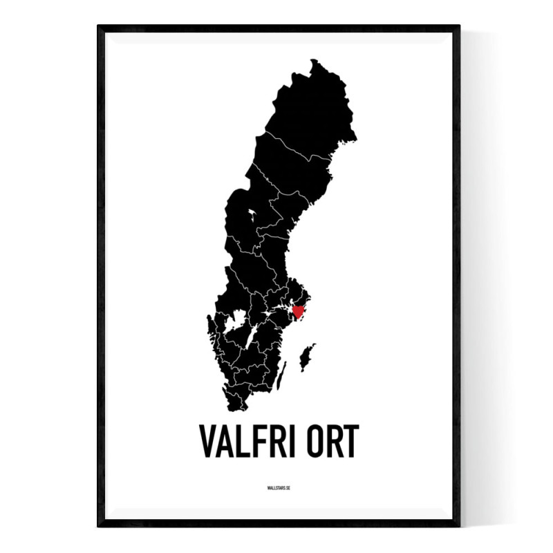 Gör din egen poster på din hemort.