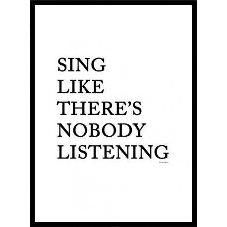 Sing Like Poster