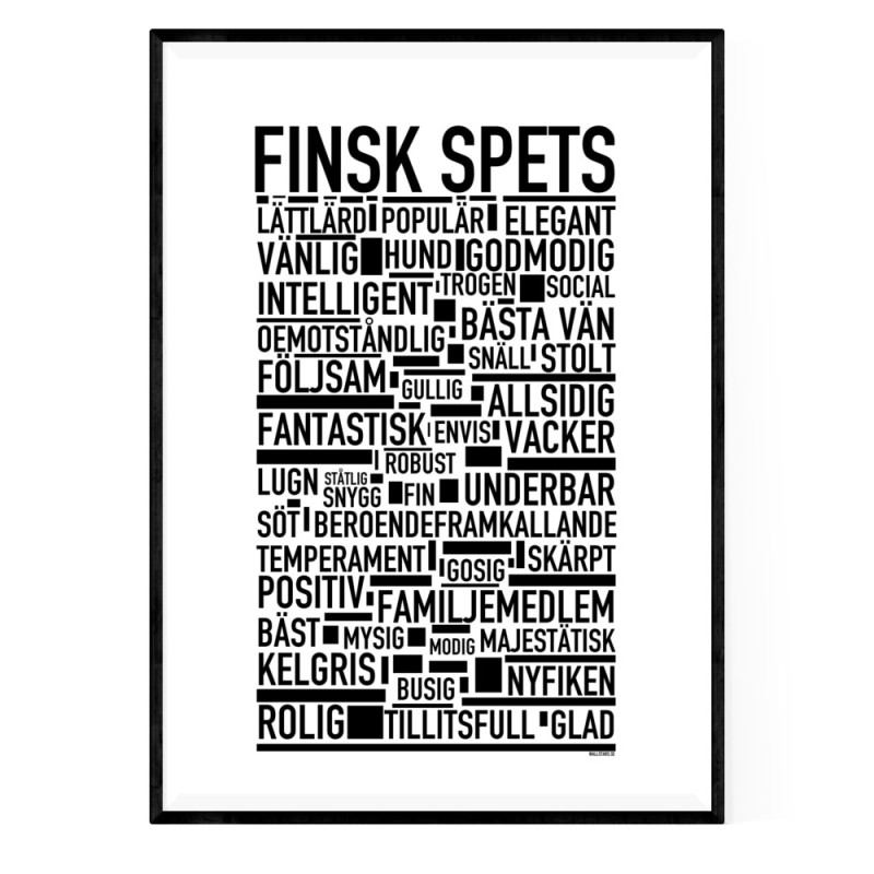 Finsk Spets Poster
