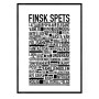Finsk Spets Poster