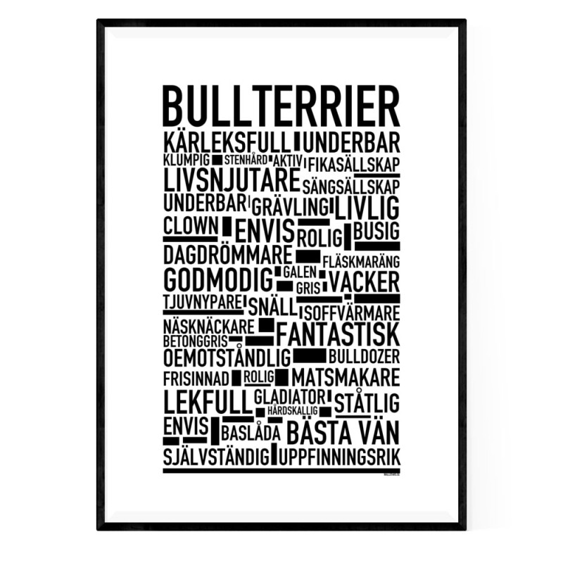 Bullterrier Poster