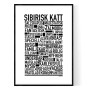 Sibirisk Katt Poster