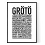 Grötö Poster