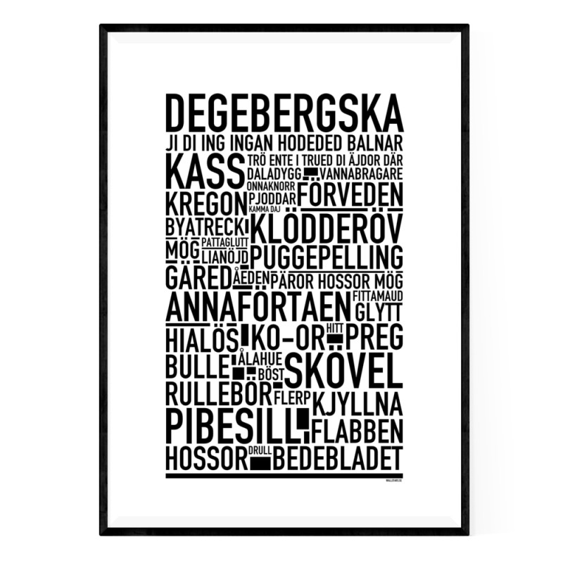 Degebergska Poster