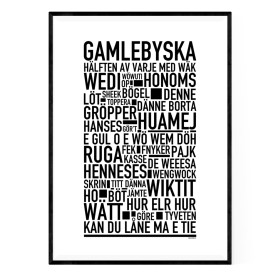 Gamlebyska Poster