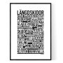 Längdskidor Poster