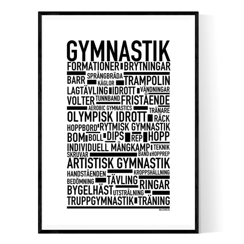 Gymnastik Poster