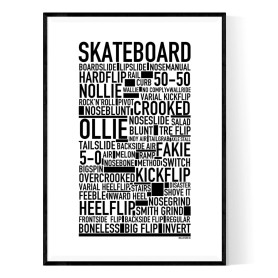 Skateboard Poster