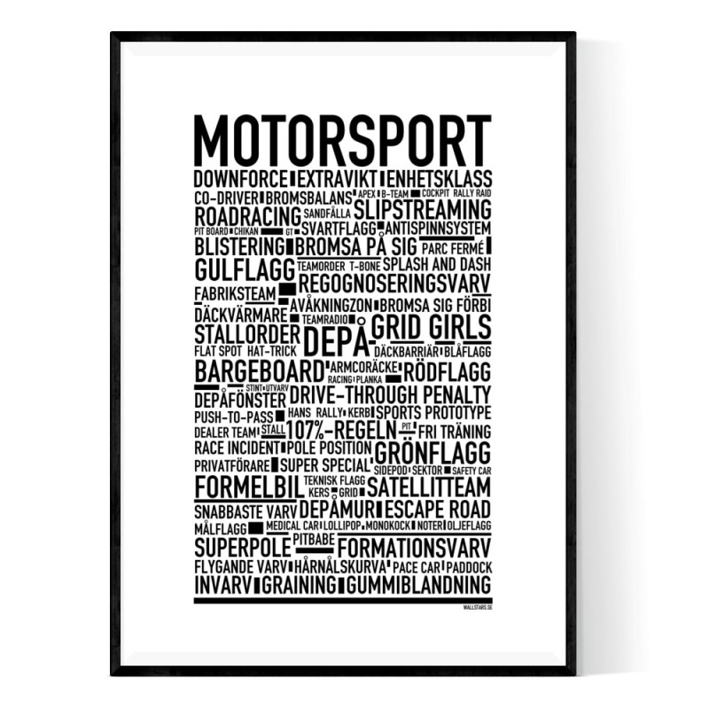 Motorsport Poster