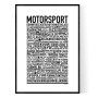 Motorsport Poster