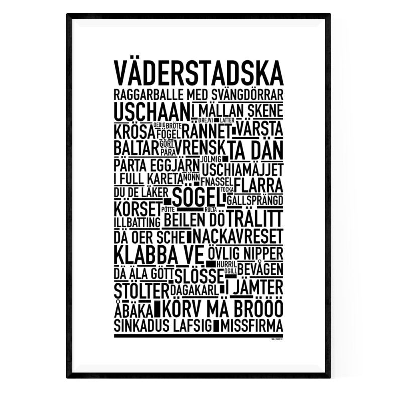 Väderstadska Poster