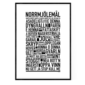 Norrmjölemål Poster