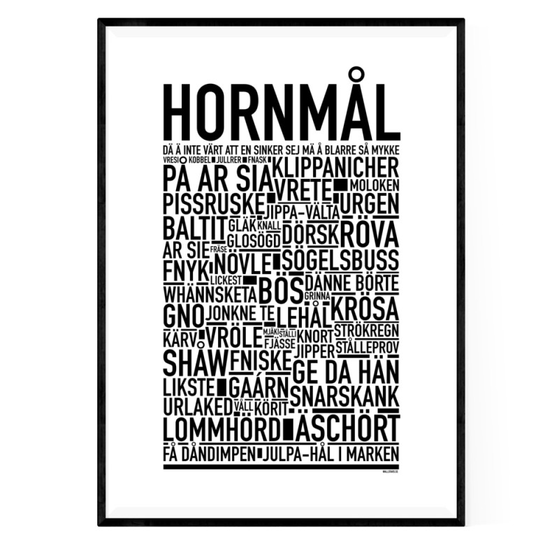 Hornmål Poster