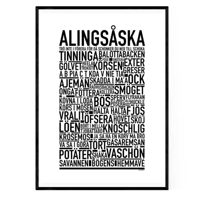 Alingsåska Poster