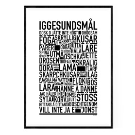 Iggesundsmål Poster