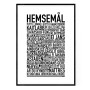 Hemsemål Poster