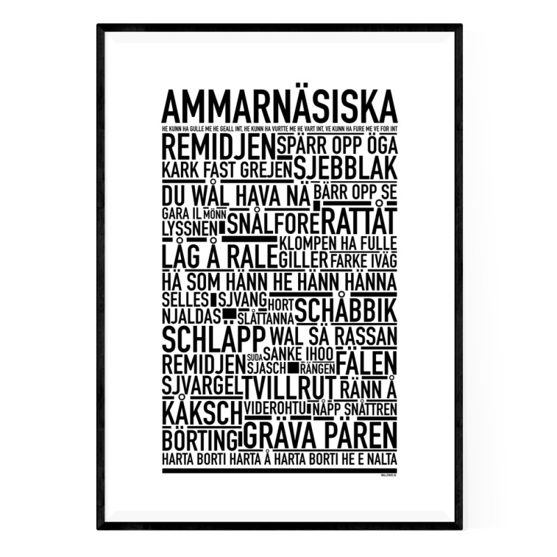 Ammarnäsiska Poster