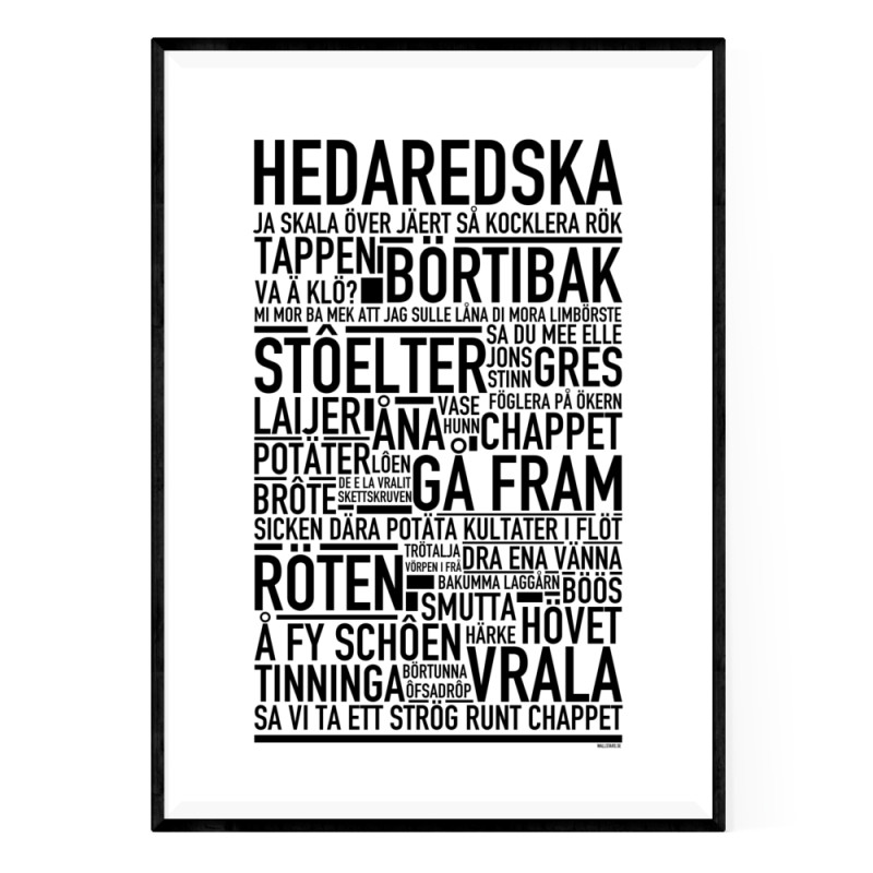 Hedaredska Poster