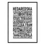 Hedaredska Poster