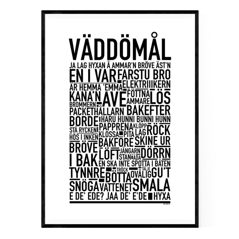 Väddömål Poster