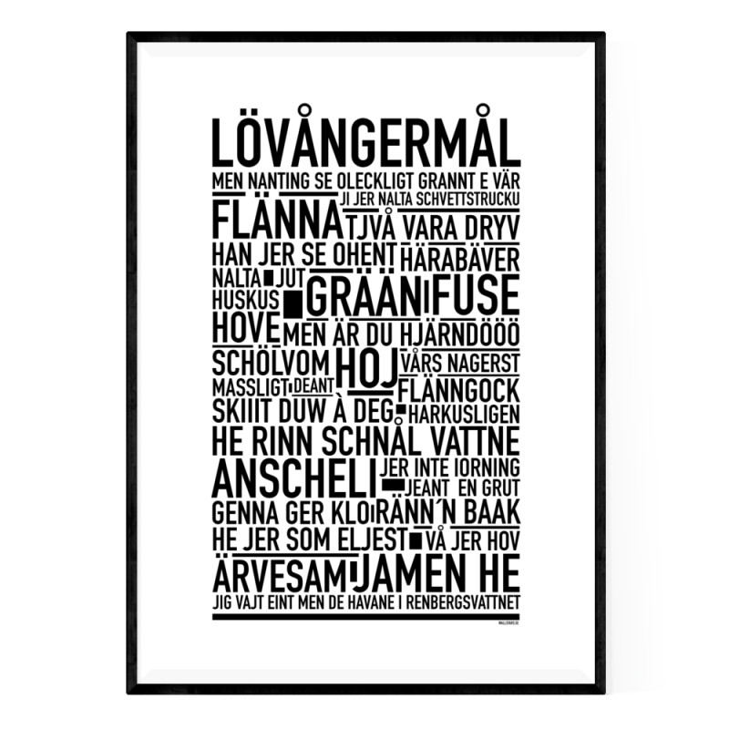 Lövångermål Poster