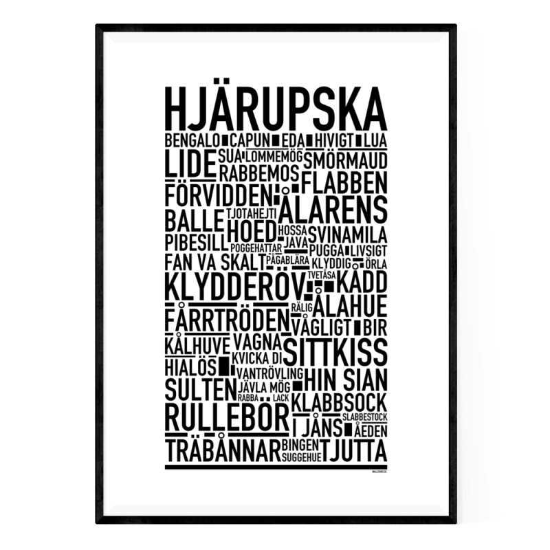 Hjärupska Poster