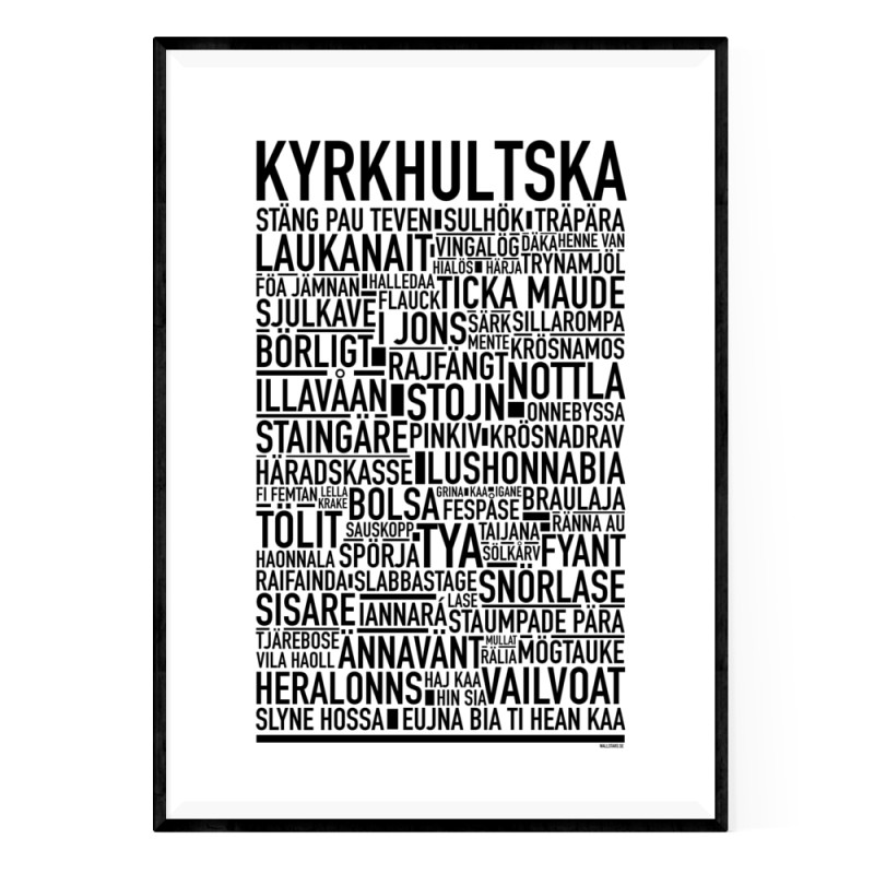 Kyrkhultska Blekinge Poster