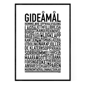 Gideåmål Poster