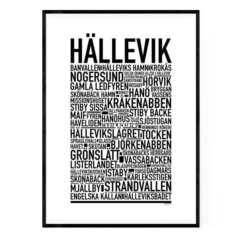 Hällevik Poster