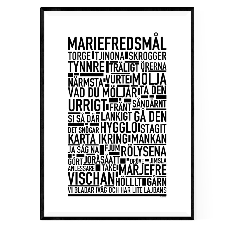 Mariefredsmål Poster