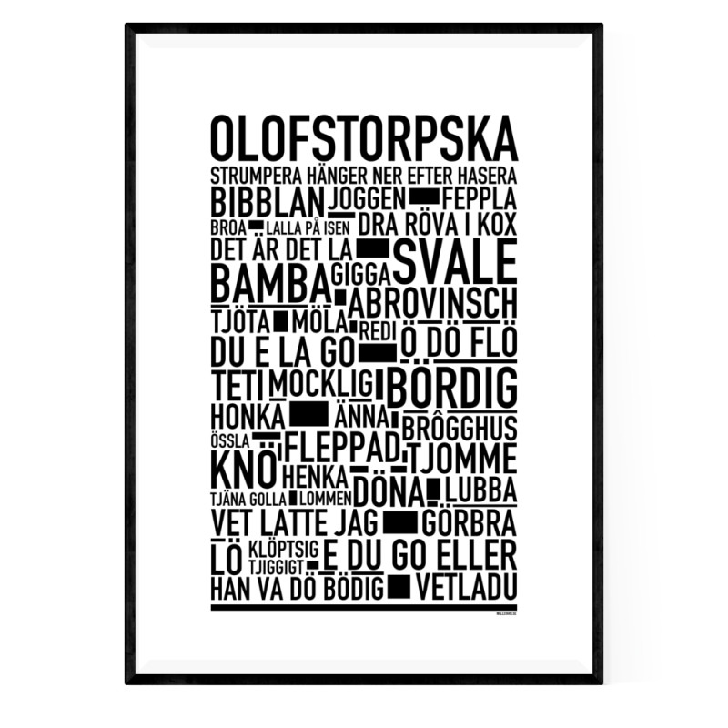 Olofstorpska Poster