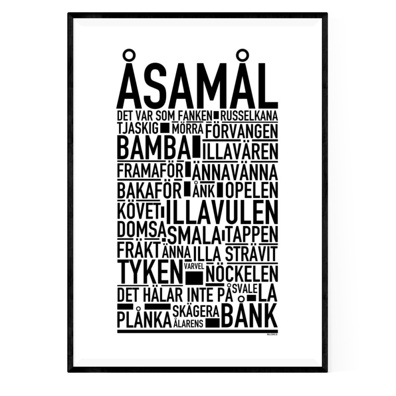 Åsamål Poster