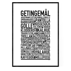 Getingemål Poster