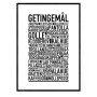 Getingemål Poster