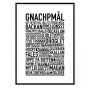Gnachpmål Poster