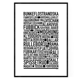 Bunkeflostrandska Poster