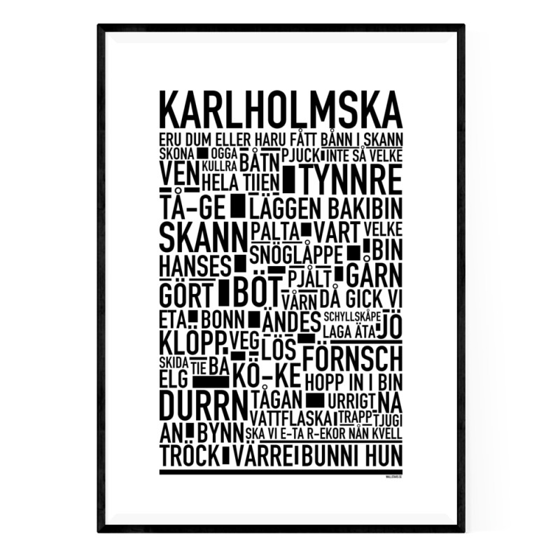 Karlholmska Poster
