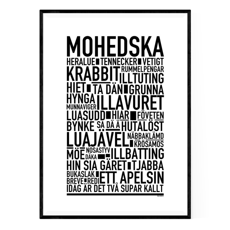 Mohedska Poster