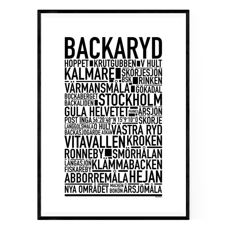 Backaryd Poster