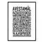 Avestamål Poster