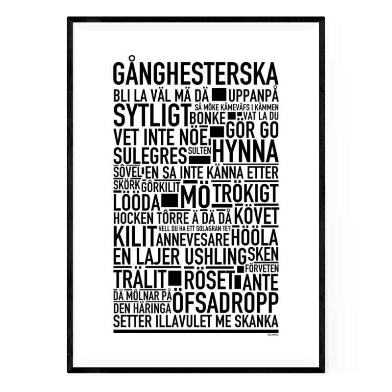 Gånghesterska Poster