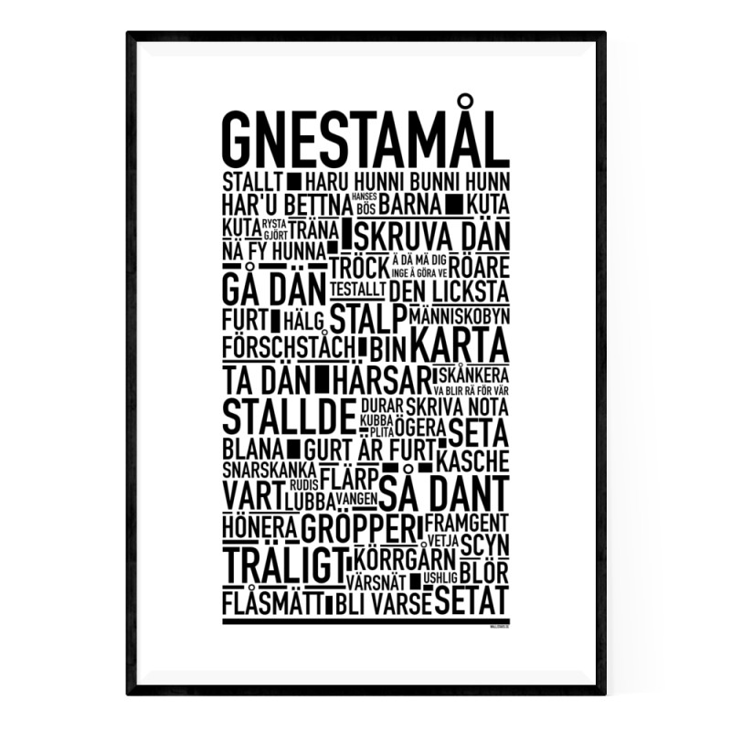 Gnestamål Poster