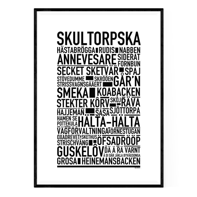 Skultorpska Poster