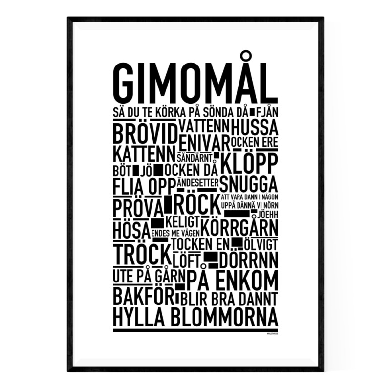 Gimomål Poster