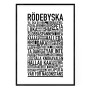 Rödebyska Poster
