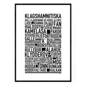 Klagshamnitiska Poster