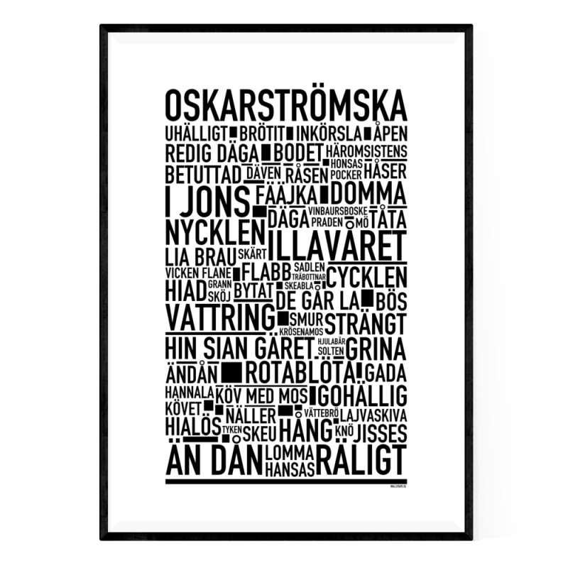 Oskarströmska Poster