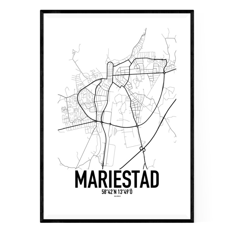 Mariestad Karta